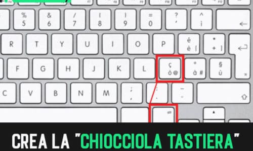 Crea la "chiocciola tastiera" (@) su Windows, Mac, PC Italiano