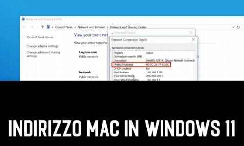 Come Trovare Indirizzo MAC In Windows 11